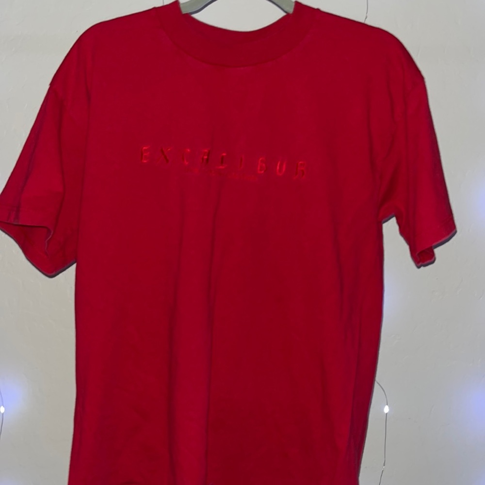 red excalibur shirt